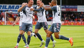 Joy for Exeter City. Pic from PPAUK