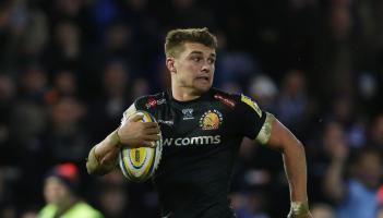 Fine form for Henry Slade. Pic from PPAUK