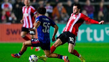 Exeter City v Arsenal. Pic from PPAUK