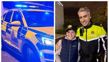 Heartmelting 'community moment' as Garda meets boy born after emergency escort 12 years on