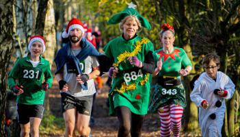 Festive crowd turns out for new charity event near Exeter