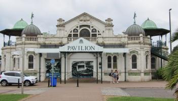 Torquay Pavillion in 2021  (Photo courtesy of: Colin Smith, CC BY-SA 2.0, via Wikimedia Commons