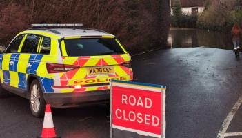 Exeter roads remain flooded after Storm Chandra as travel chaos continues