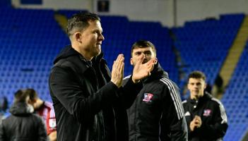 Exeter City manager Gary Caldwell. Pic from PPAUK