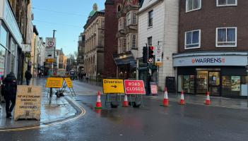 Exeter drivers warned of ongoing road closures this February