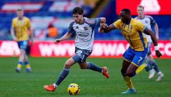 Mansfield Town v Exeter City. Pic from PPAUK