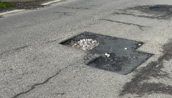 Many of Devon's roads are in a poor state