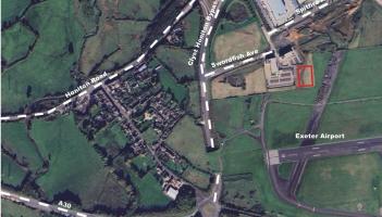 An aerial view of the proposed location for 14 commercial units at the Skypark (Image courtesy: Grainge Architects