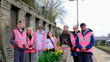 Exeter Central blooms as students transform platforms