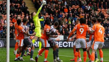 Blackpool beat Exeter City. Pic from PPAUK