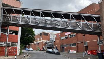 The King William Street footbridge is due to be closed for maintenance