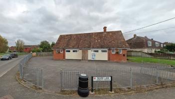 The existing village hall in Rockbeare, which could secure a new one if plans for five homes are granted (Image courtesy: Google Maps)
