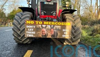Farmers take part in rolling protest against Mercosur deal