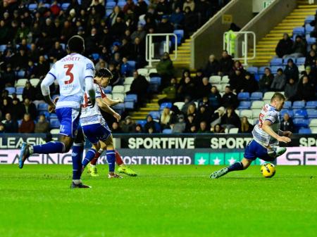 Luca Woodhouse equalises for Exeter City. Pic from PPAUK