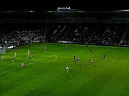 A competitive contest at Home Park saw a rain-hit fixture backed by a large and vocal crowd (Image credit- Dan Bowen)