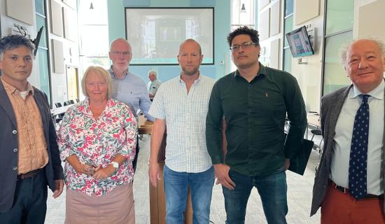 Exmouth residents at the East Devon Strategic Planning meeting