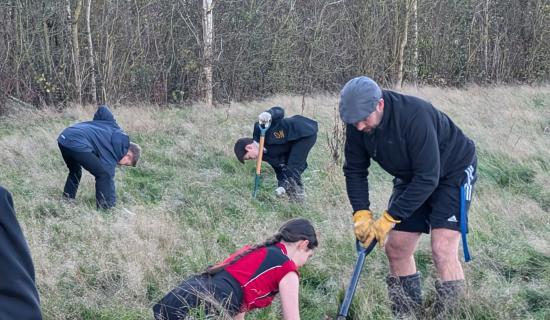 Exeter students take on major outdoor project to help local nature thrive