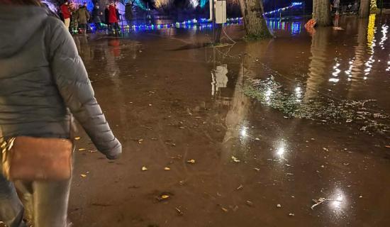 Popular Devon Christmas event closes early over rising water concerns