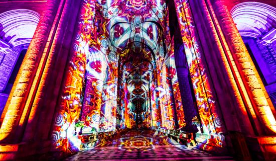 The Sound & Light Experience at Exeter Cathedral 