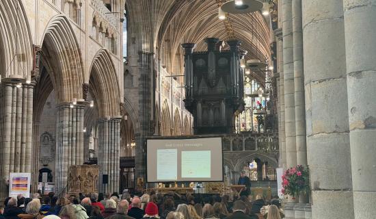 VIDEO: Exeter Cathedral hosts Holocaust Memorial Day service