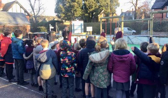 Exeter school transformed after families raise &pound;15,000 for new play equipment