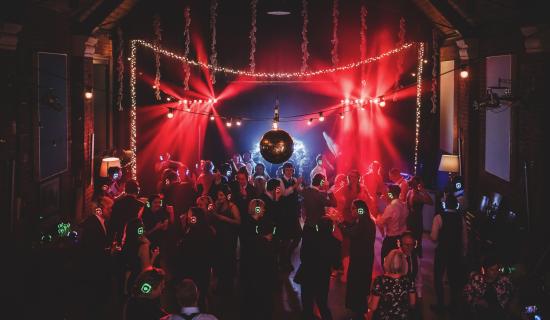 silent disco at The Hall 