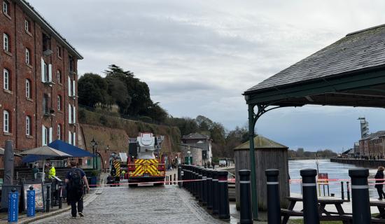 Popular riverside Exeter restaurant closes after kitchen fire