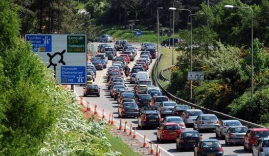 Exeter commuters frustrated as city hits top UK traffic congestion list