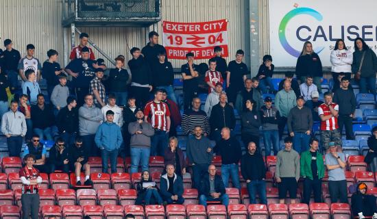 Worrying times for Exeter City. Pic from PPAUK