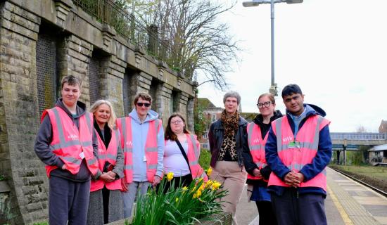 Exeter Central blooms as students transform platforms