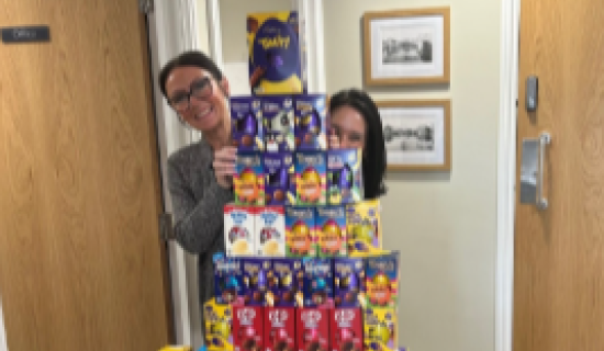 Exeter funeral home collects over 200 Easter eggs for families in temporary accommodation