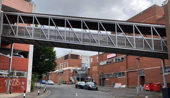 The King William Street footbridge is due to be closed for maintenance