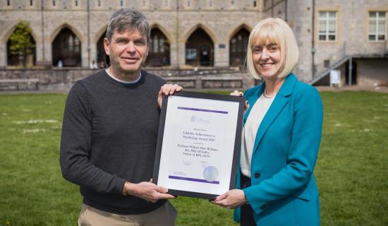 Exeter Professor Huw Williams honoured for changing how prisons treat brain injury