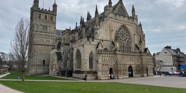 The volunteer fair takes place at Exeter Cathedral