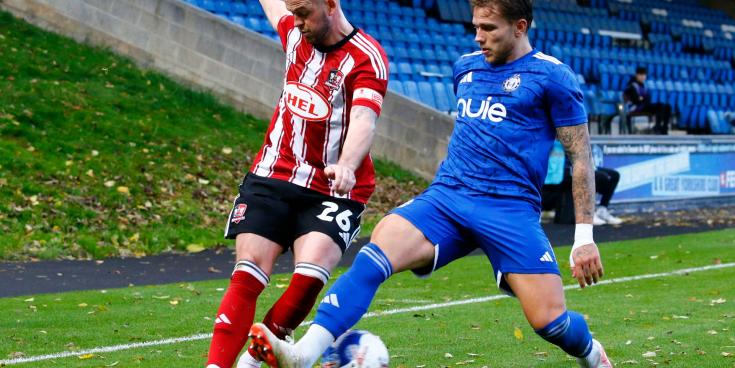 Exeter City beating Halifax in the previous round. Pic from PPAUK