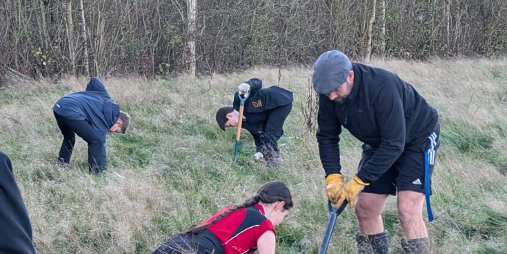 Exeter students take on major outdoor project to help local nature thrive
