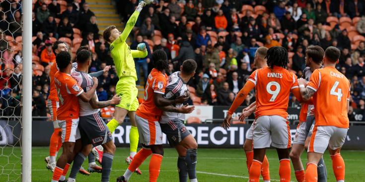 Blackpool beat Exeter City. Pic from PPAUK
