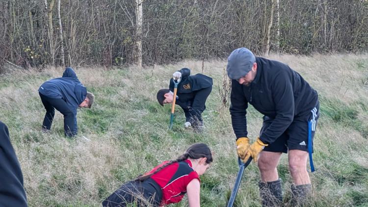 Exeter students take on major outdoor project to help local nature thrive