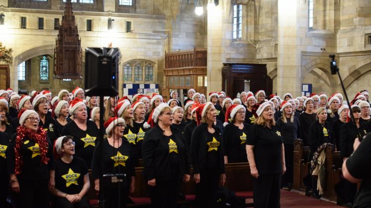 Rock choir East Devon raises &pound;1,000 in their fundraiser for Inclusive Exeter