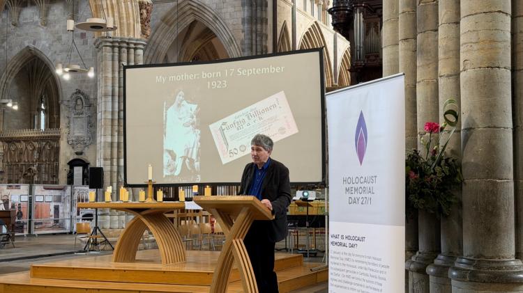 Exeter marks Holocaust Memorial Day with Cathedral service honouring victims and survivors