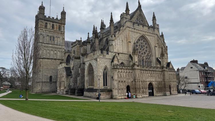 The volunteer fair takes place at Exeter Cathedral
