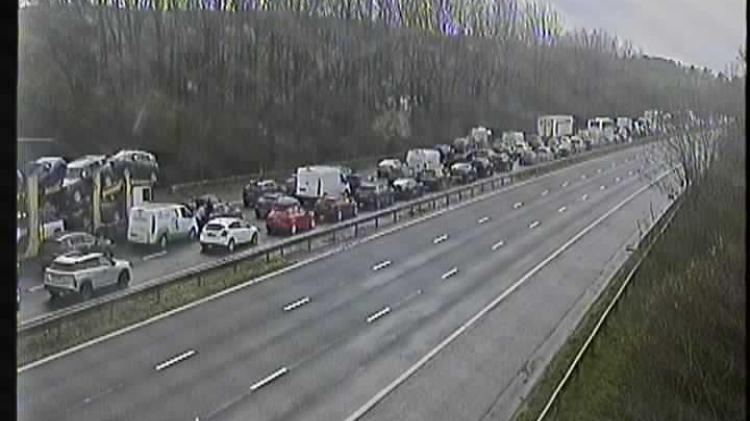 LIVE: M5 closed in Devon as air ambulance called to scene