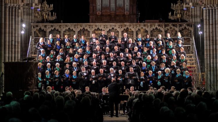 Exeter Philharmonic Choir in action