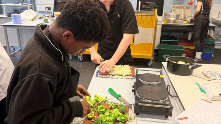 Students had the opportunity to taste-test their own creations