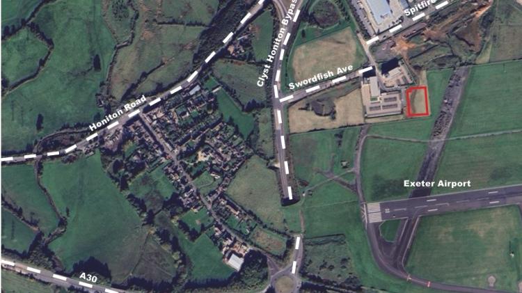 An aerial view of the proposed location for 14 commercial units at the Skypark (Image courtesy: Grainge Architects