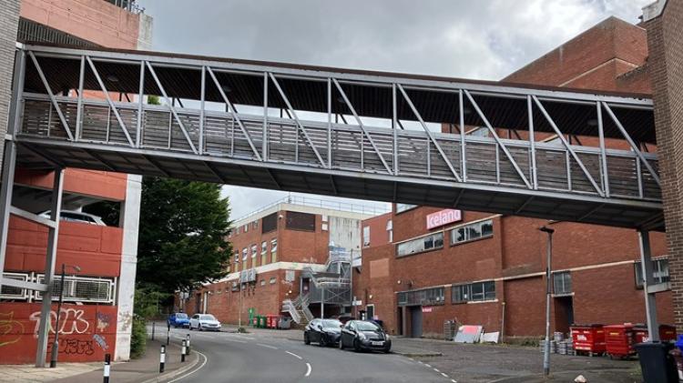 The King William Street footbridge is due to be closed for maintenance