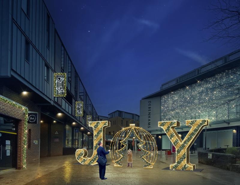 Princesshay unveils all new Christmas lights