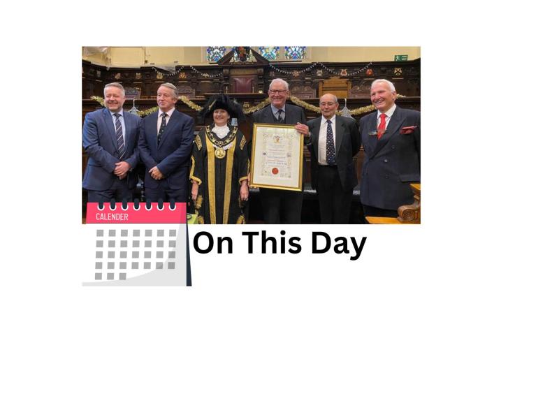 Freedom of the City for businessman