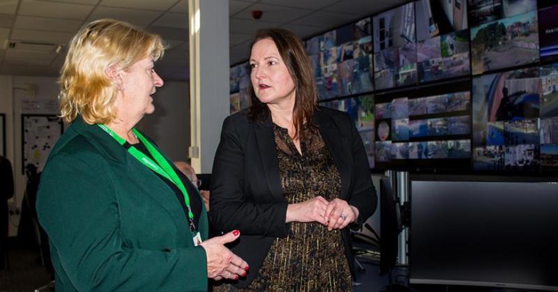 Crime Commissioner sees Exeter's crime fighting efforts in action