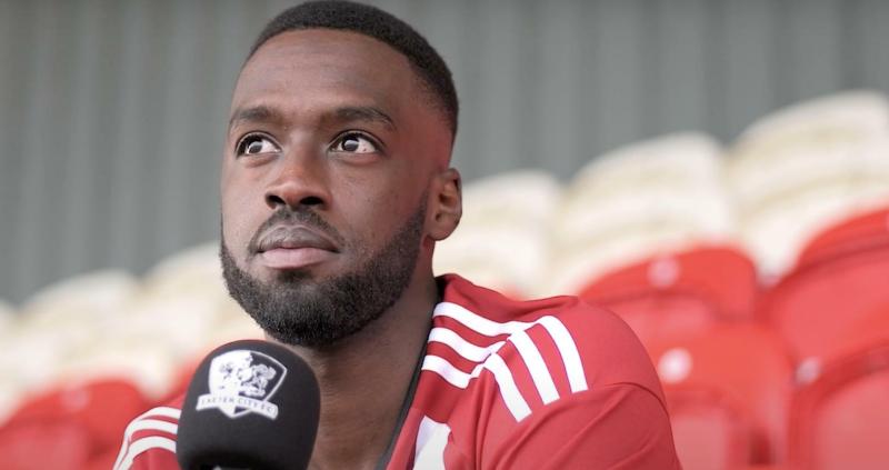 City's new striker is 'thankful' for the opportunity 